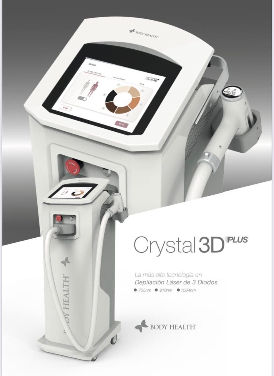 Crystal 3D Plus — Depilación Láser de 3 Diodos